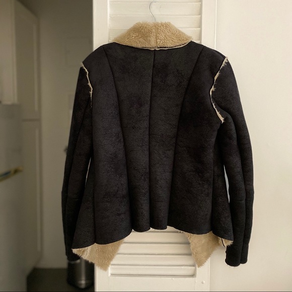 🎉HP! Navy BB Dakota Faux Shearling Jacket - Picture 4 of 8